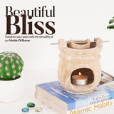 Marble Oil Burner For Room & Home Décor - Wax Warmer Home Fragrance