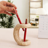 Travertine Pen Holder For School, Office & Desk Accessories