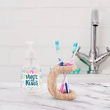 Travertine Marble Toothbrush Holders For Bathroom Counter Organizer - Toothpaste Holder